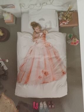 SNURK Princess Duvet Cover Twin Set 100% Cotton New in Bag